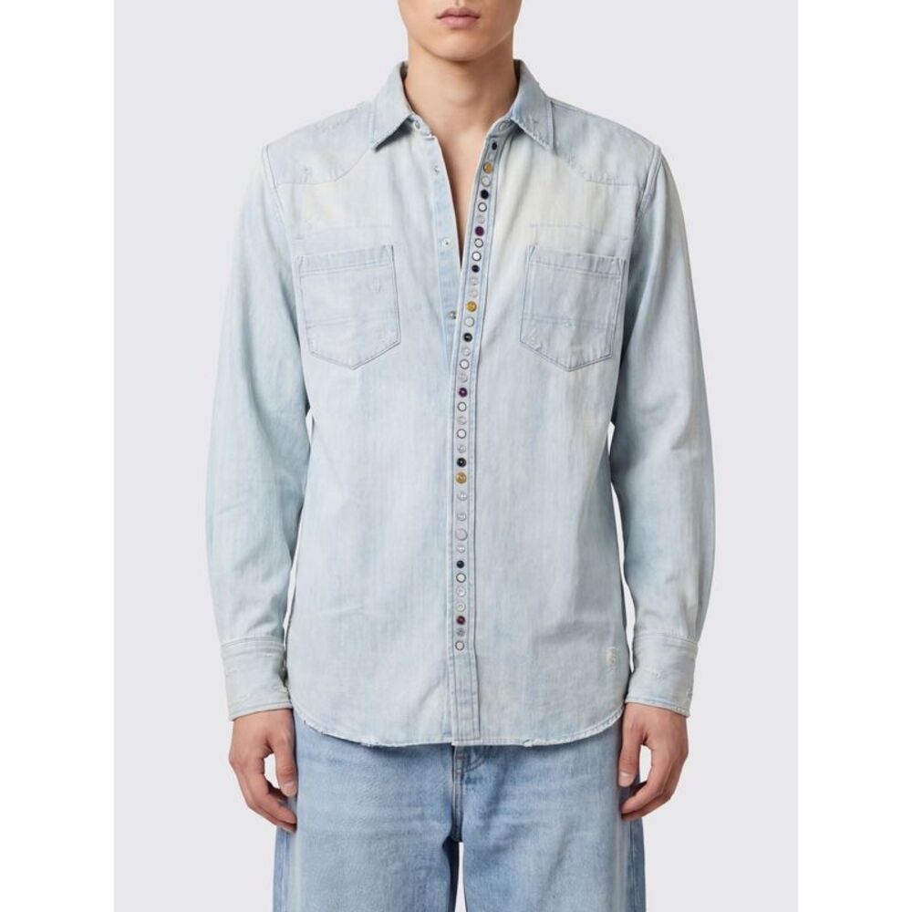 Golden Goose Shirt Men Blue